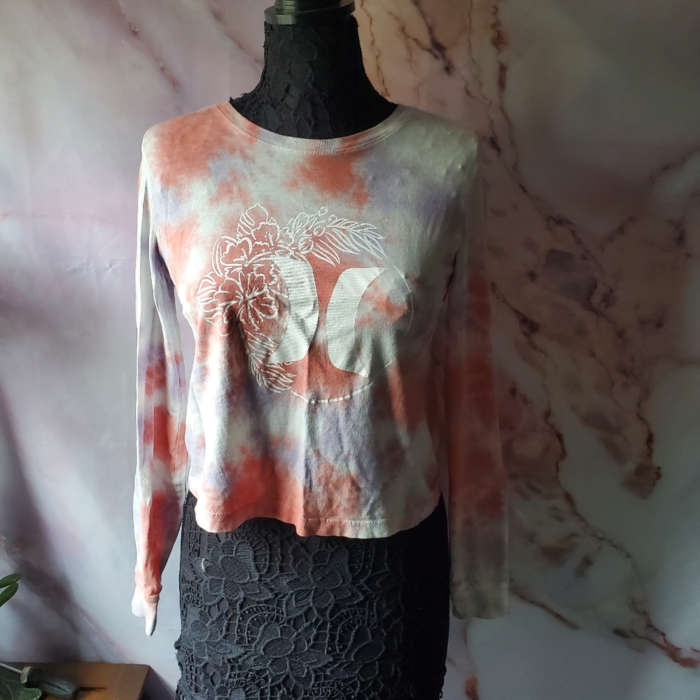 Hurley Tie Dye Long Sleeve Tee‎